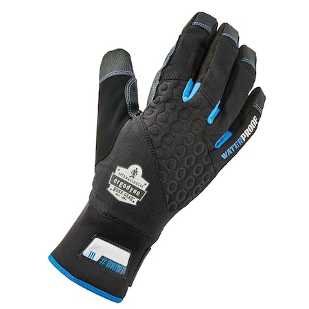 818WP L Black Performance Thermal Waterproof Utility Gloves PR